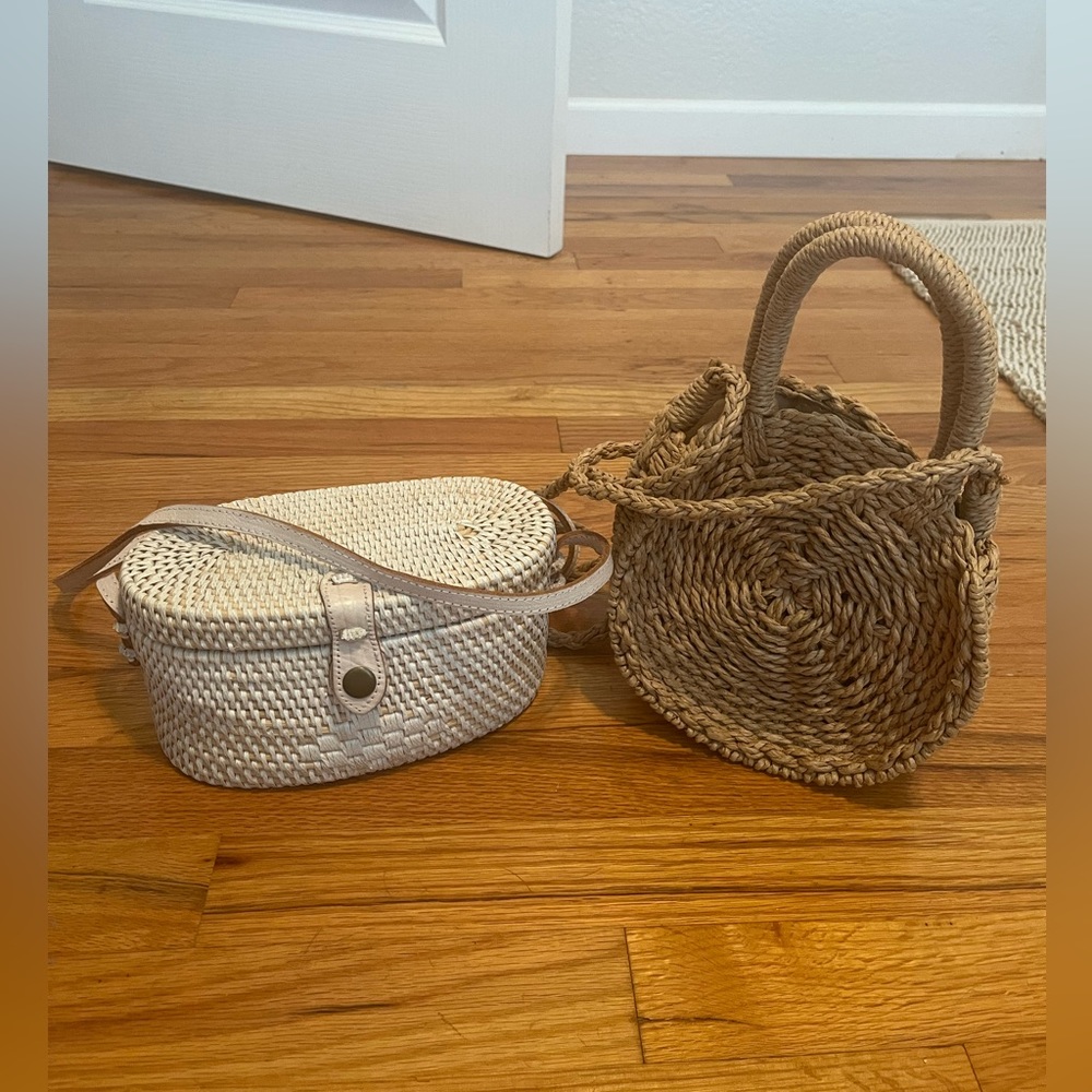 Wicker Bags- Set of 2